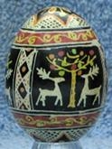 Ukrainian Egg - reindeer